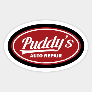 Puddy's Auto Repair Sticker